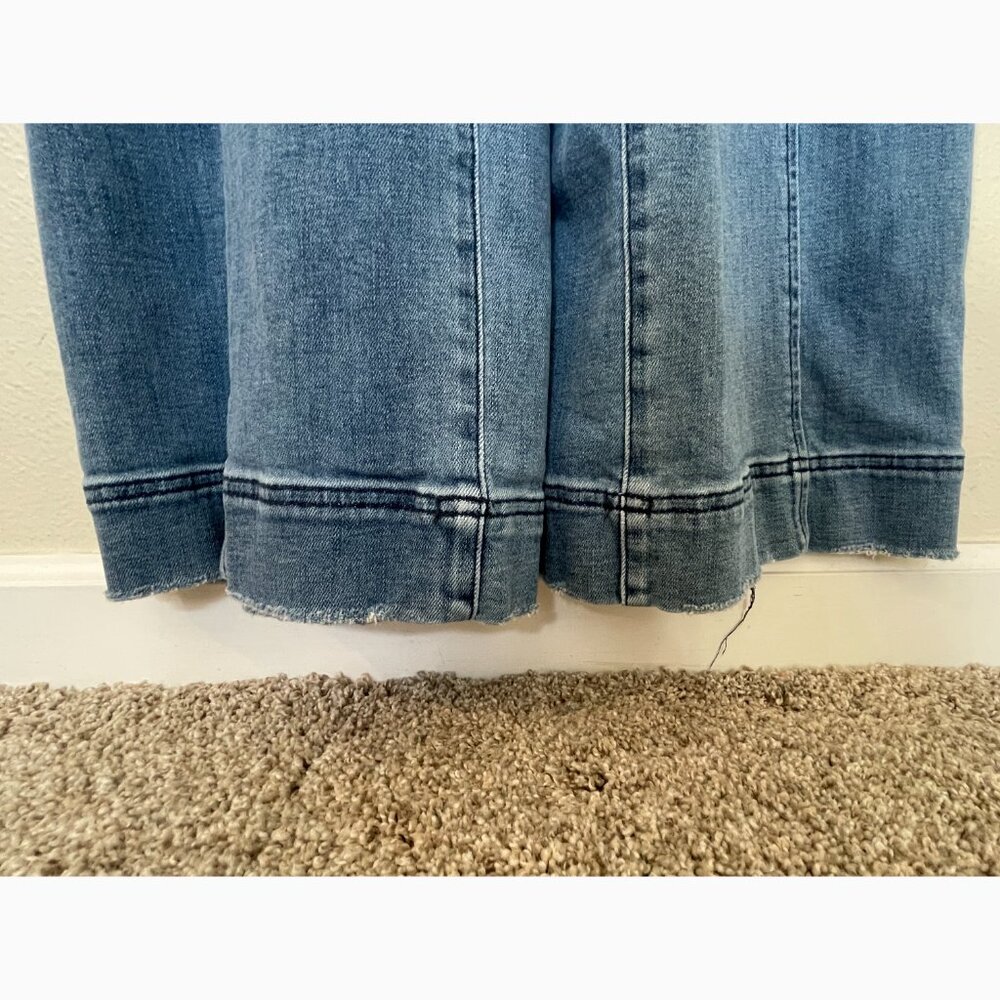 Anthropologie Pilcro and the Letterpress Denim Overall Jumpsuit Size 8 - Picture 10 of 13